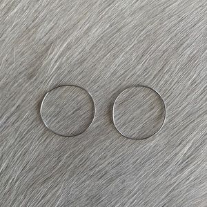 hoop earrings